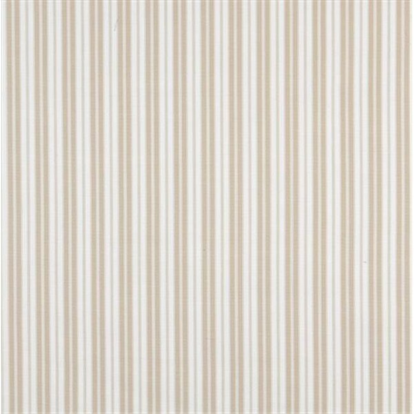 Designer Fabrics B460 54 in. Wide Beige; Ticking Striped Indoor & Outdoor Marine Scotchgard Acrylic Upholstery Fabric B460 - main